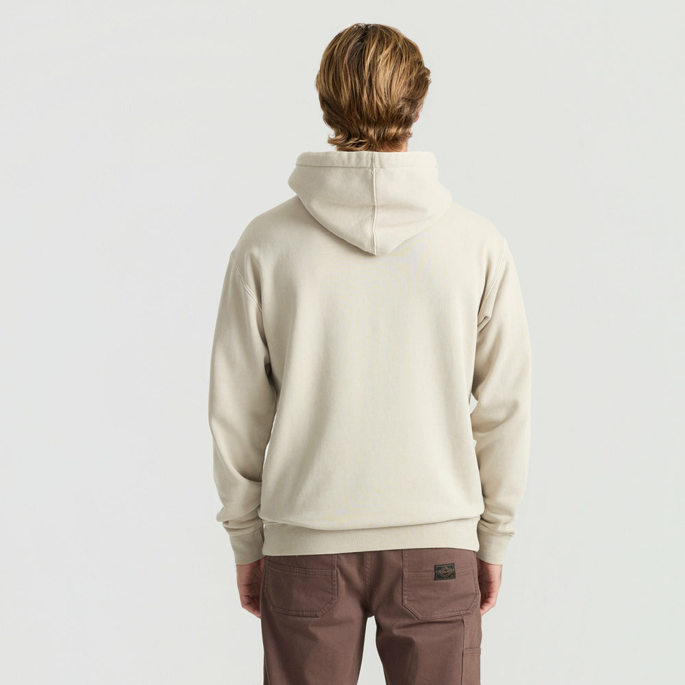 Safe Camp Embroidery Fleece in Fossil