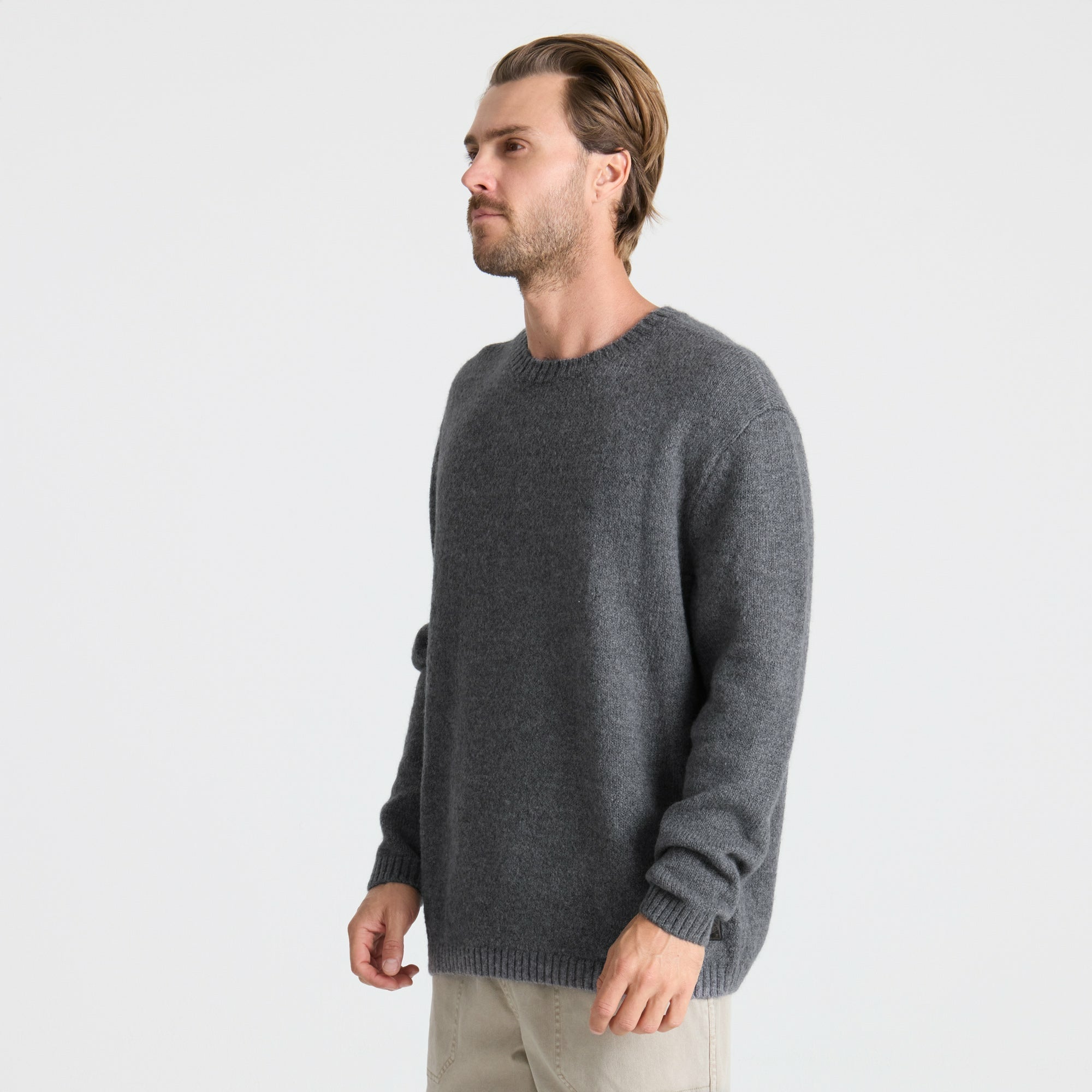 Nordsman Wool Sweater in Charcoal