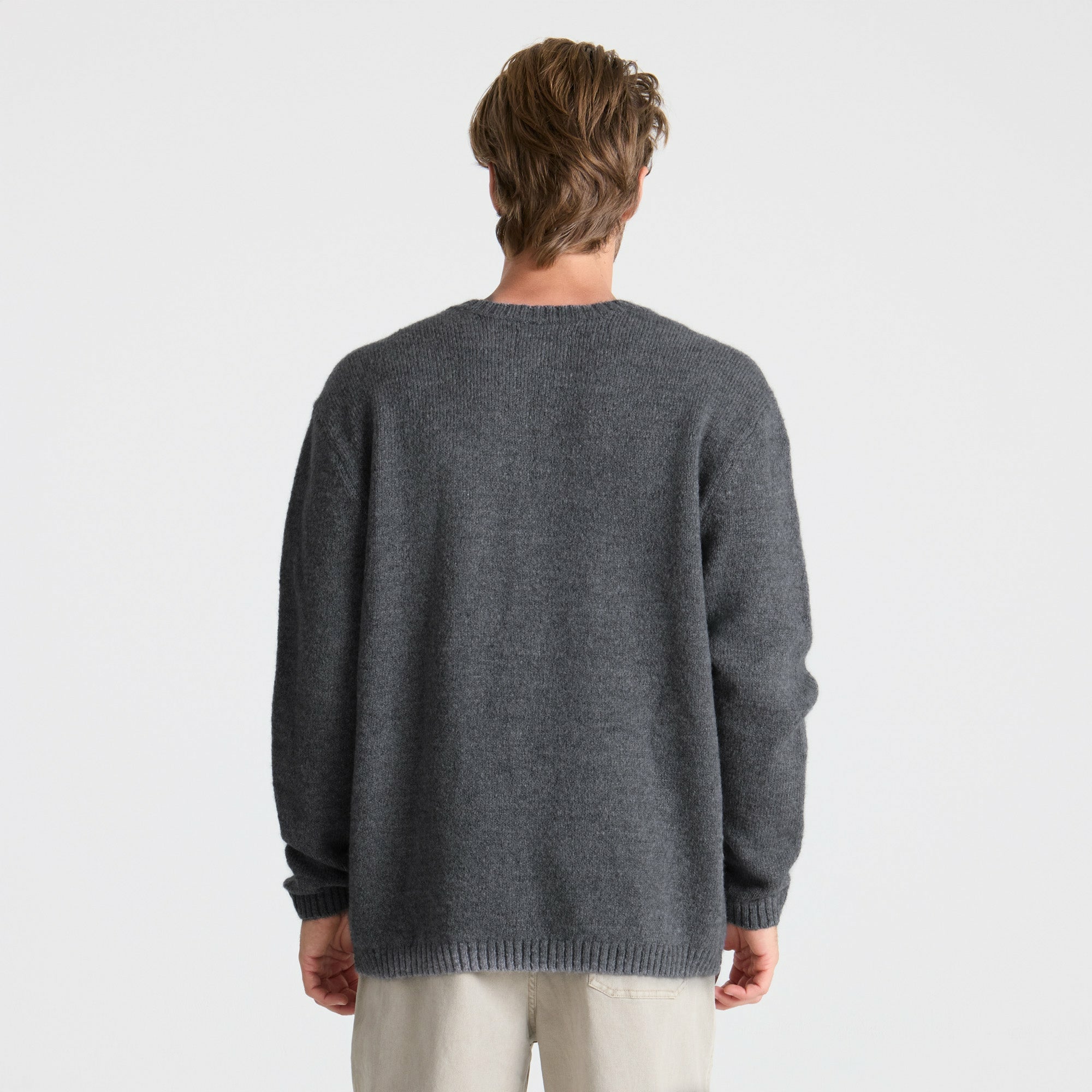 Nordsman Wool Sweater in Charcoal