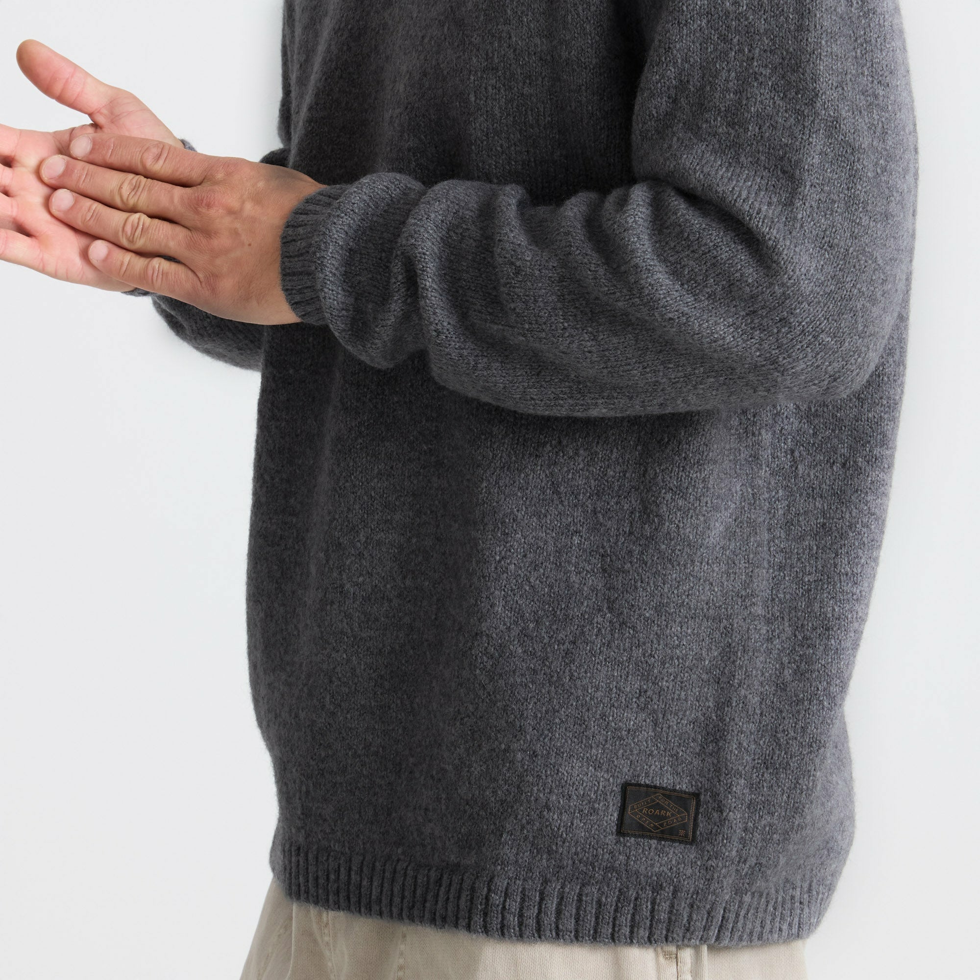 Nordsman Wool Sweater in Charcoal