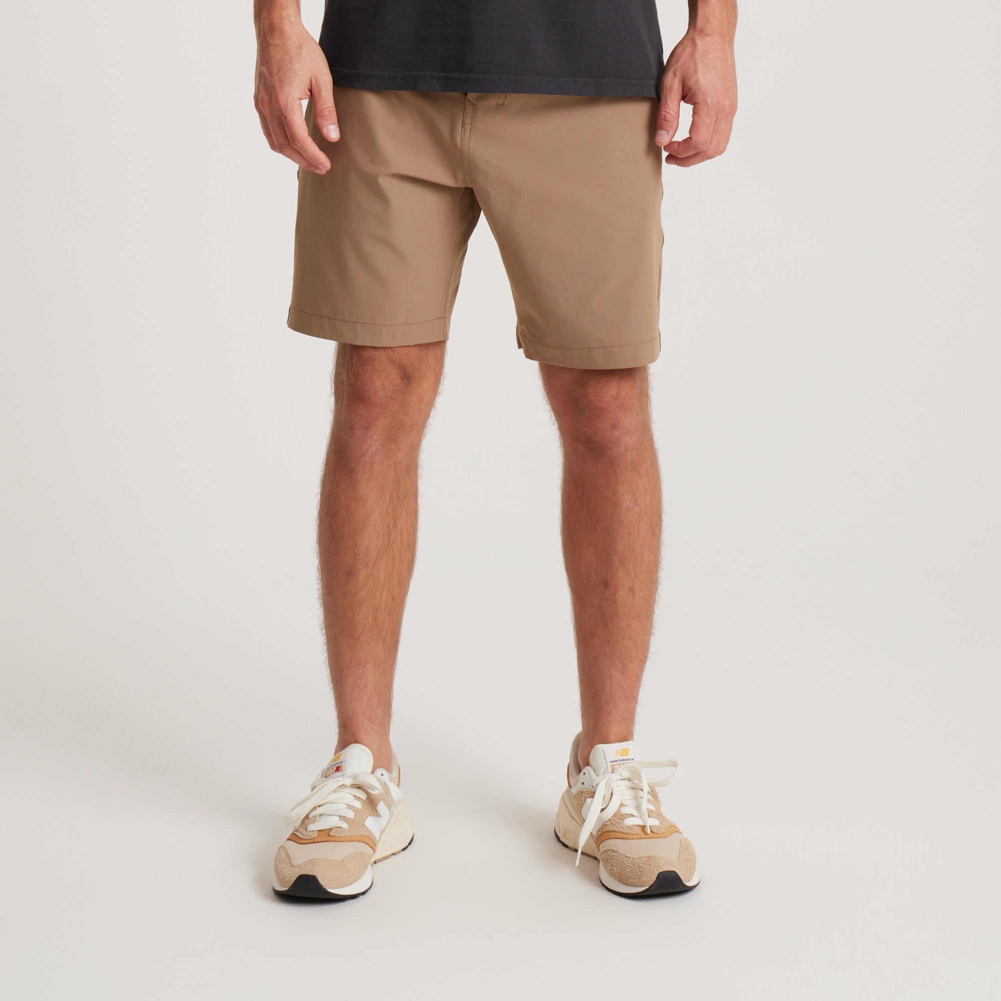 Hytide Hybrid Shorts in Dark Khaki
