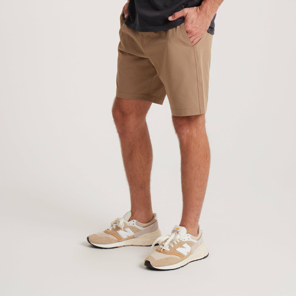Hytide Hybrid Shorts in Dark Khaki