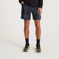 Serrano Active Stretch Shorts in Navy Tie Die