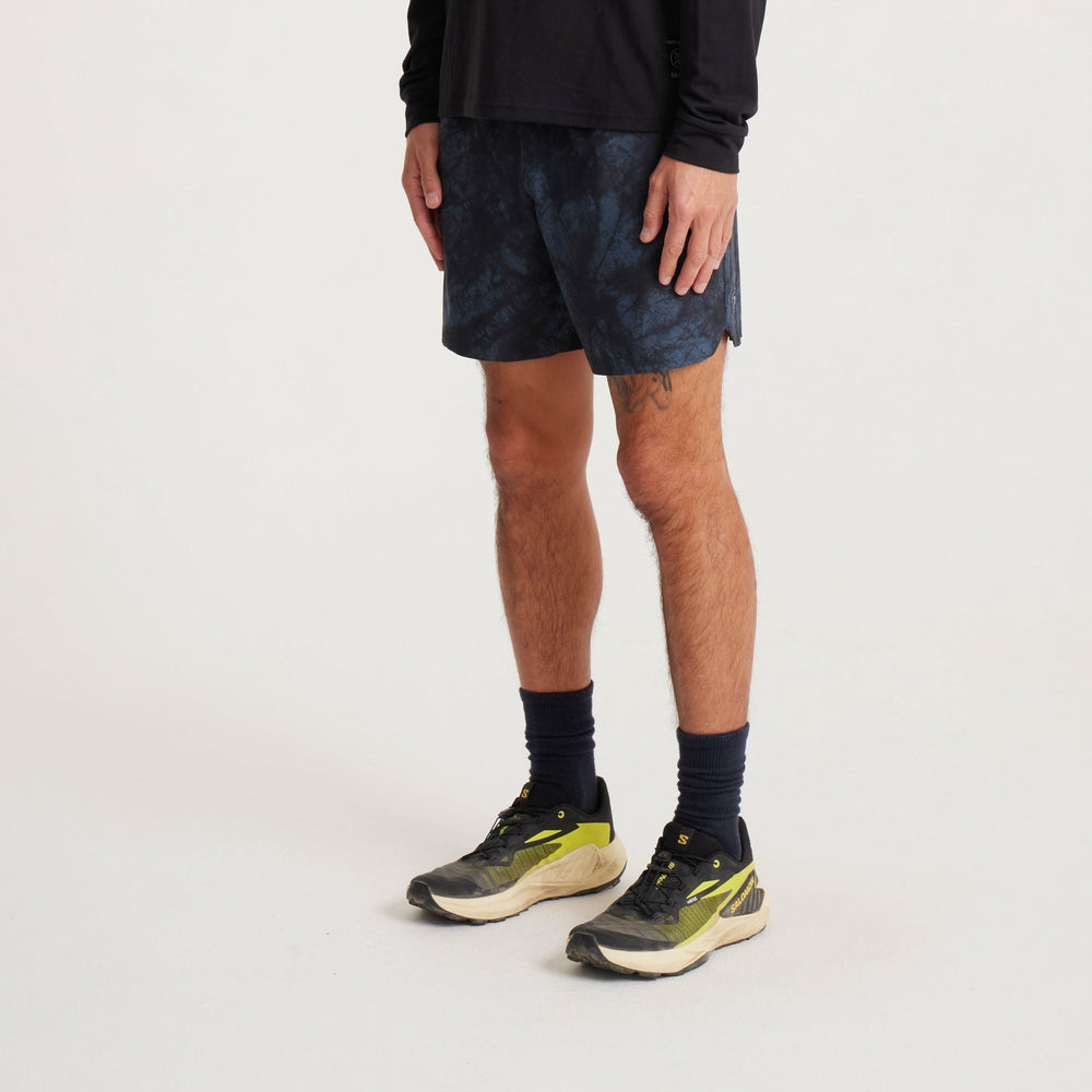 Serrano Active Stretch Shorts in Navy Tie Die