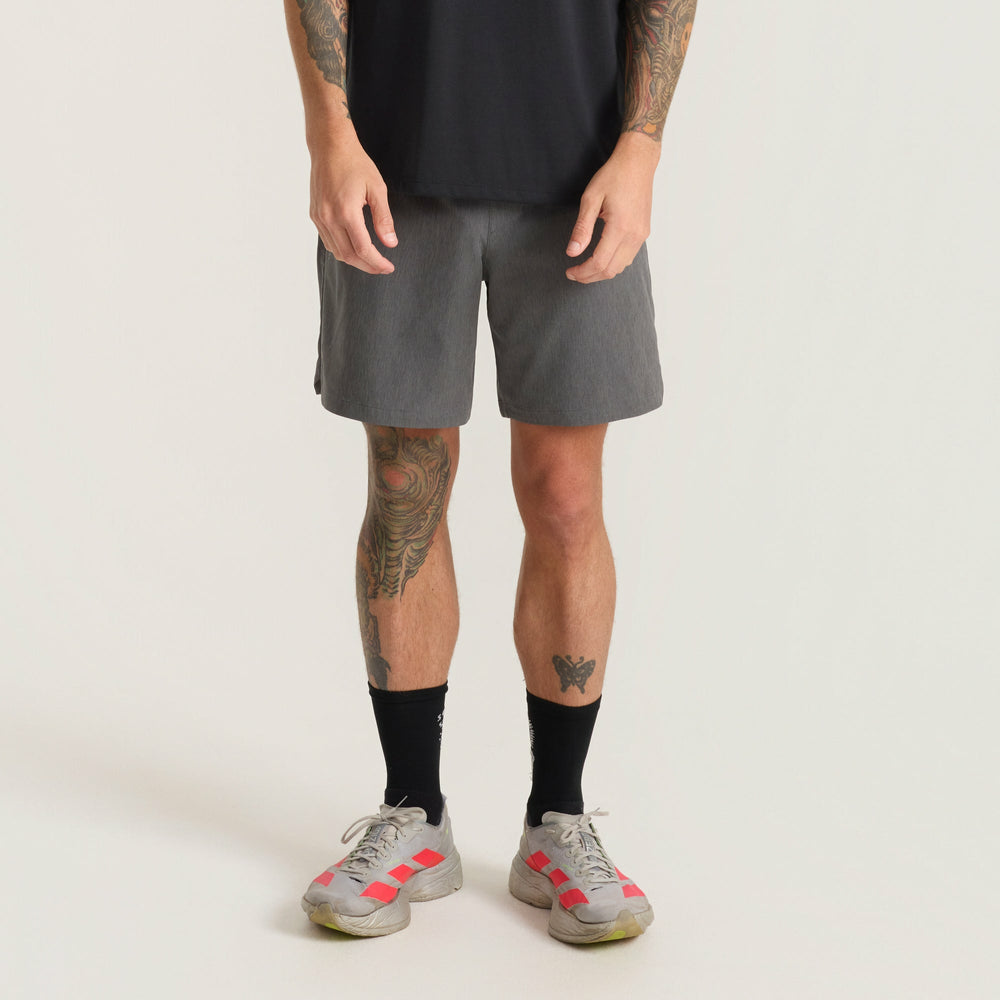 Serrano 7" Active Stretch Shorts in Charcoal Heather