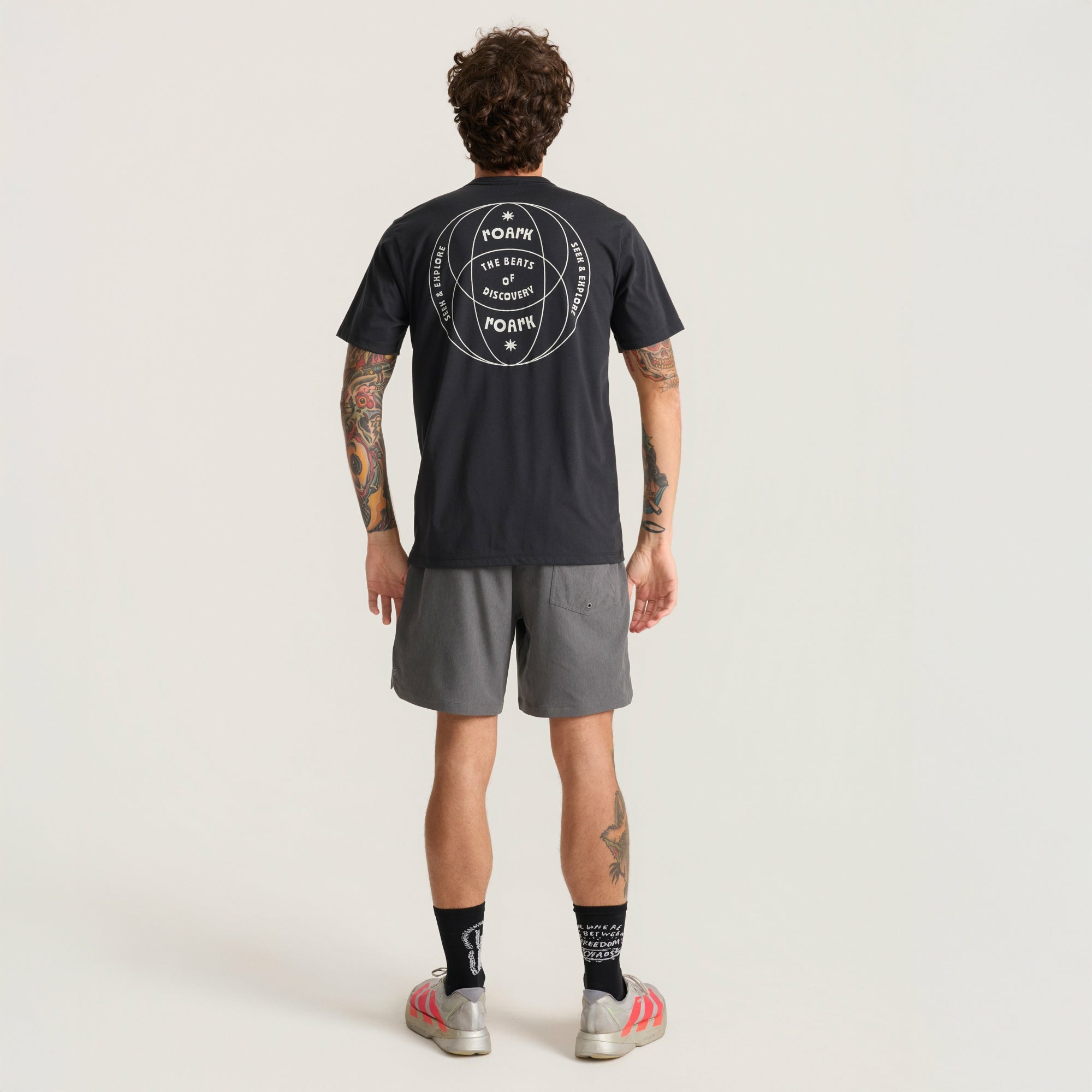 Serrano 7" Active Stretch Shorts in Charcoal Heather
