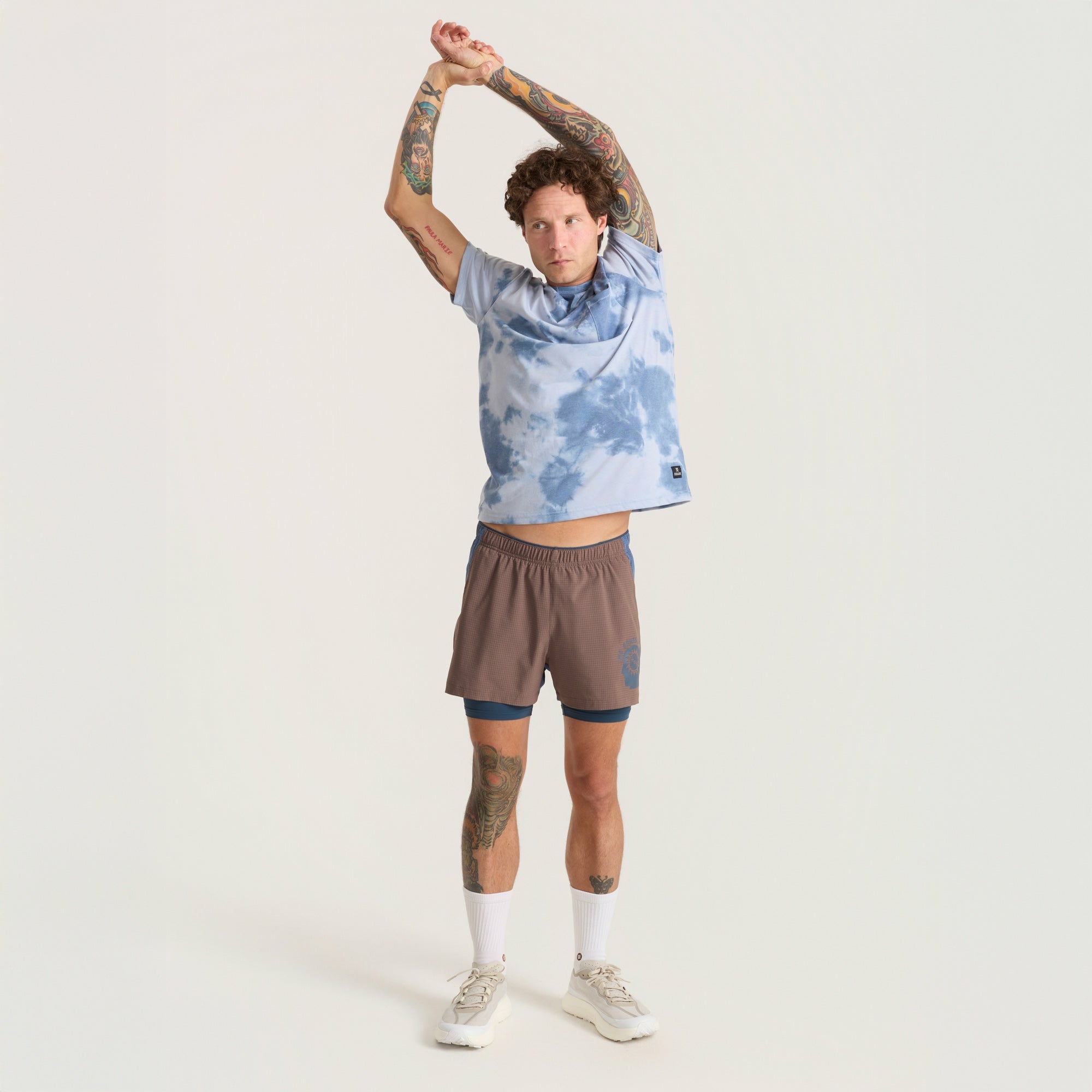 Bommer 3.5" Shorts in Faded Brown