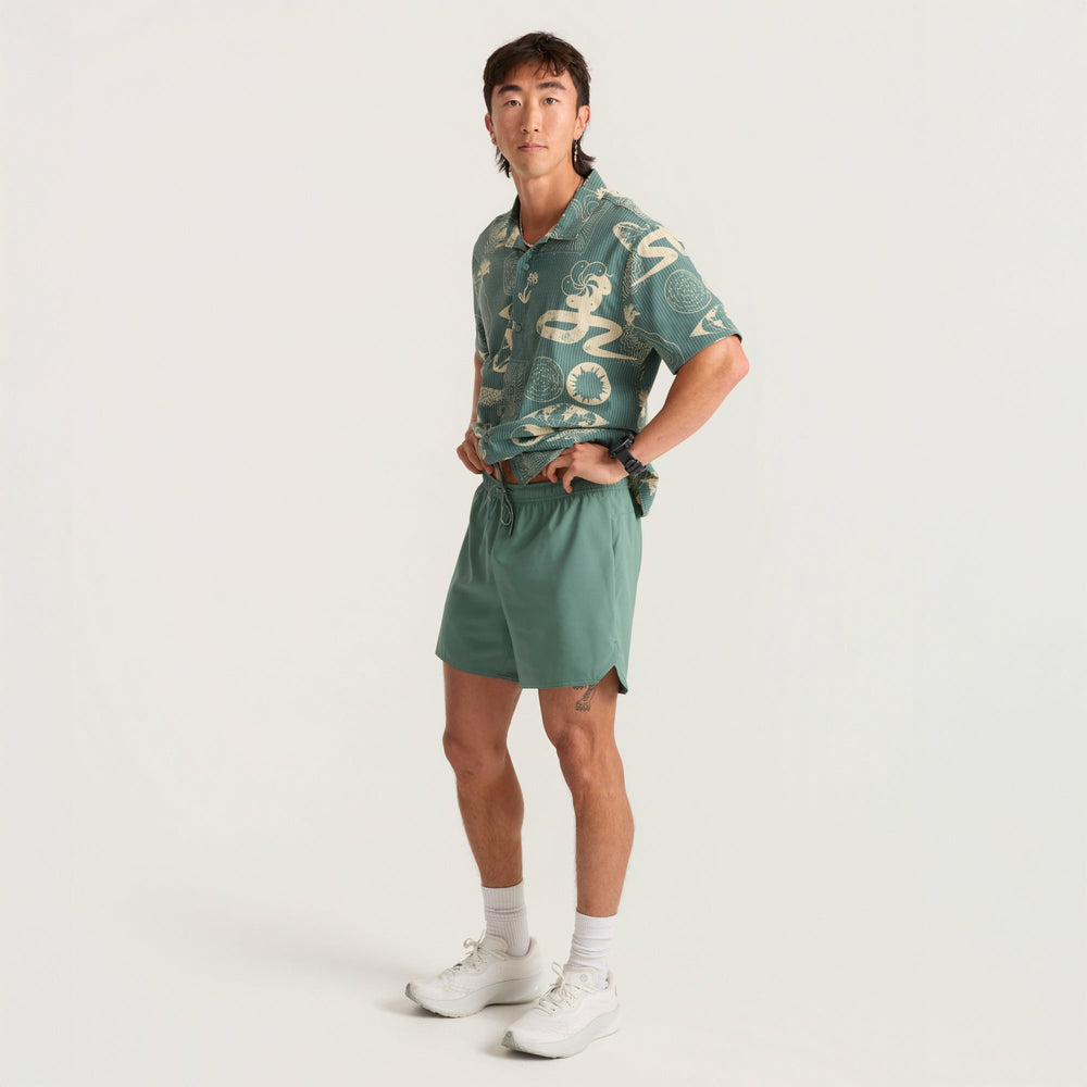Baja 5" Shorts in Slate Green