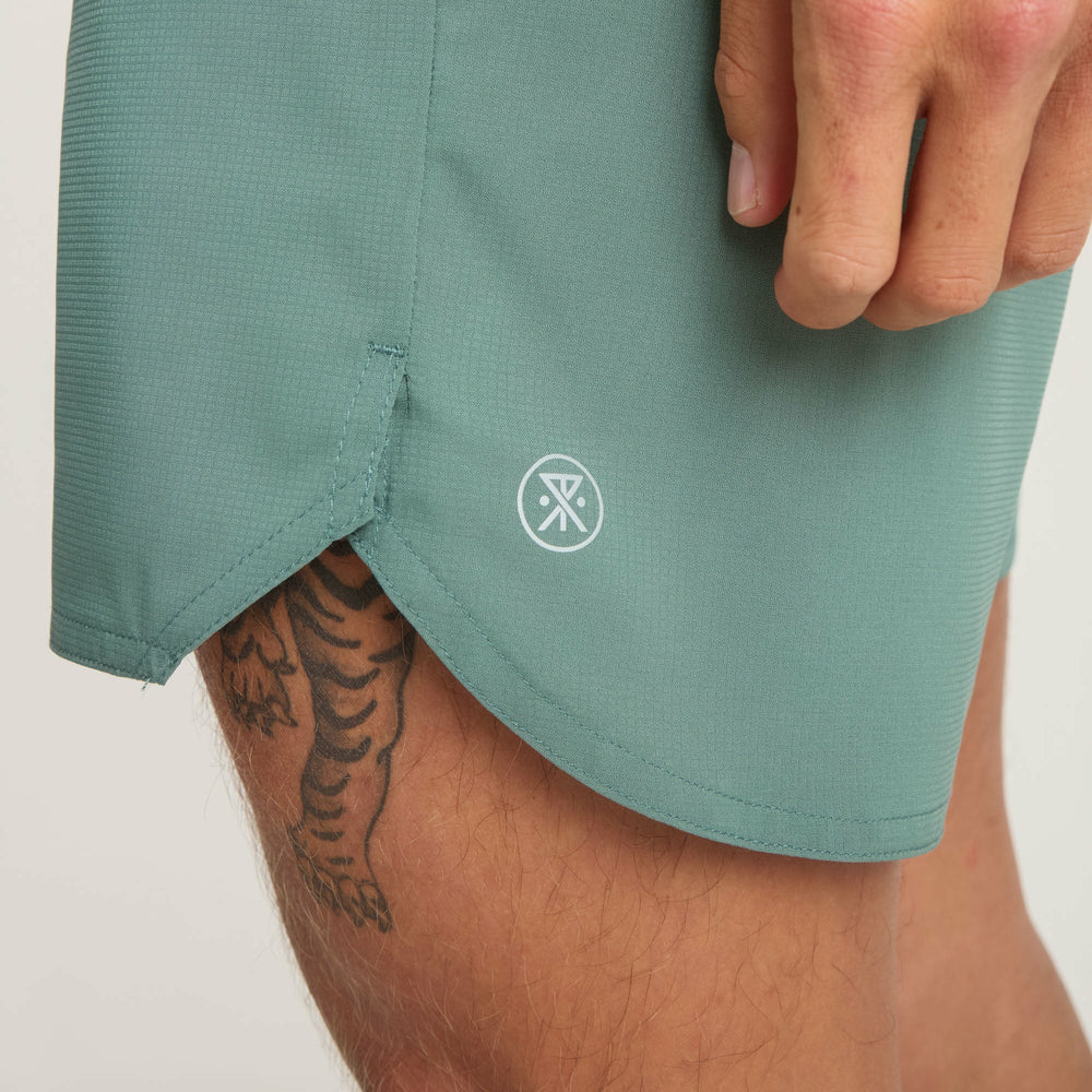 Baja 5" Shorts in Slate Green