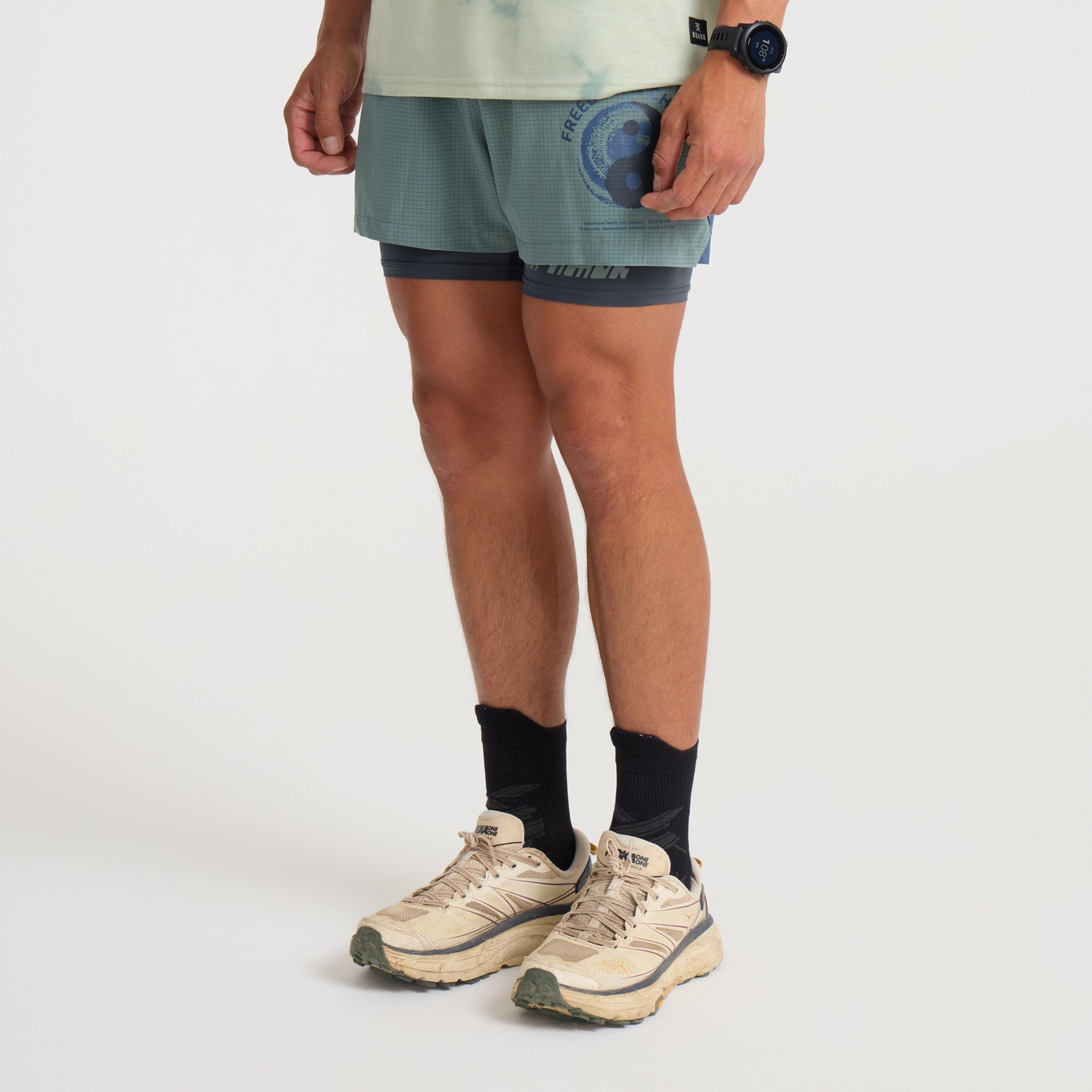 Bommer 3.5" Shorts in Slate Green