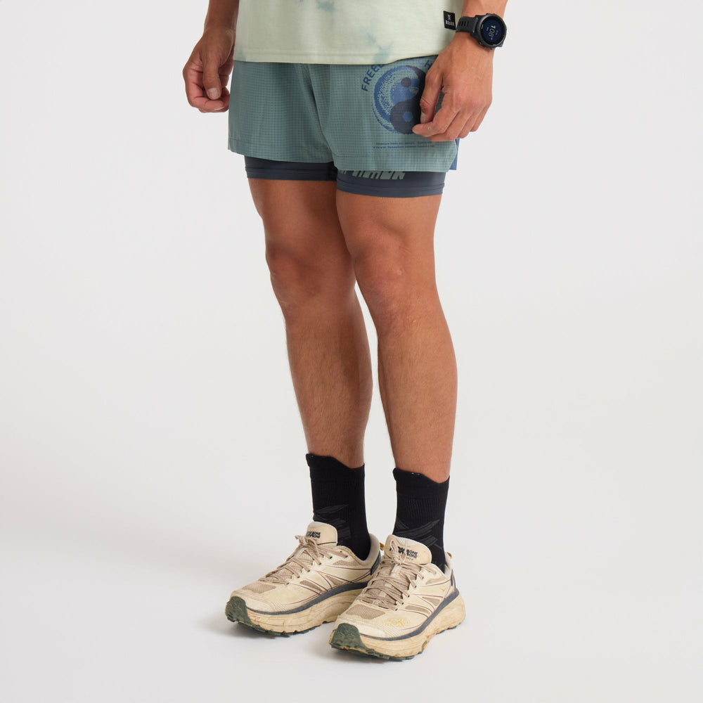 Bommer 3.5" Shorts in Slate Green