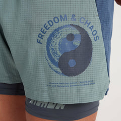 Bommer 3.5" Shorts in Slate Green