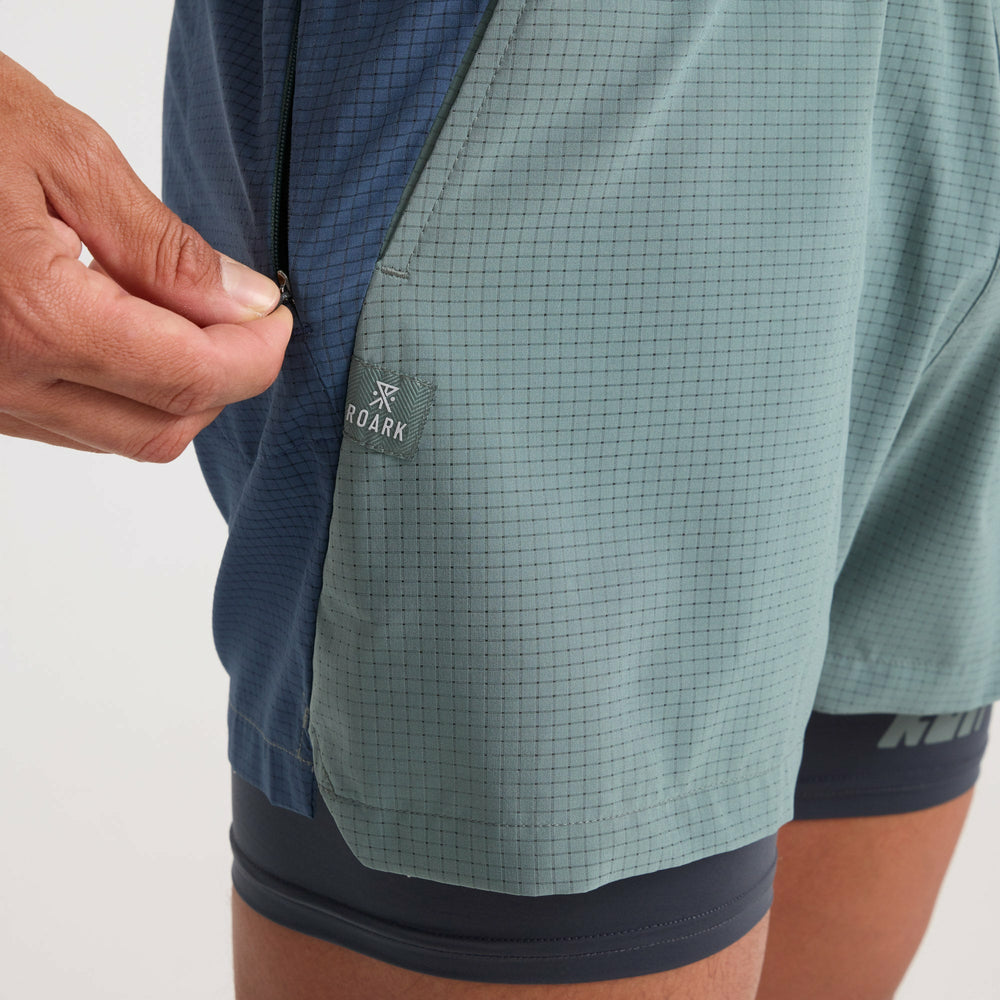 Bommer 3.5" Shorts in Slate Green