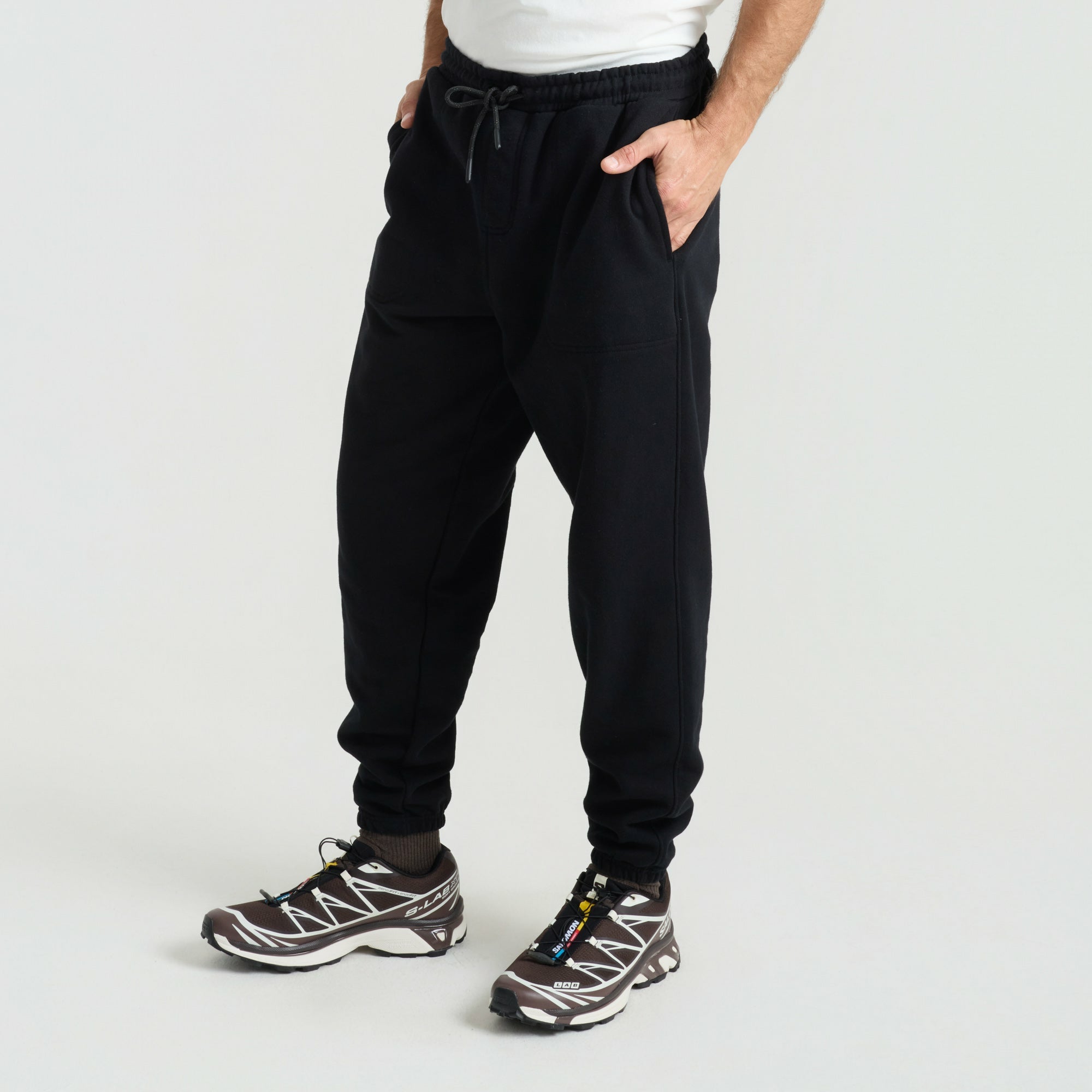 Bolo Fleece Pants in Black