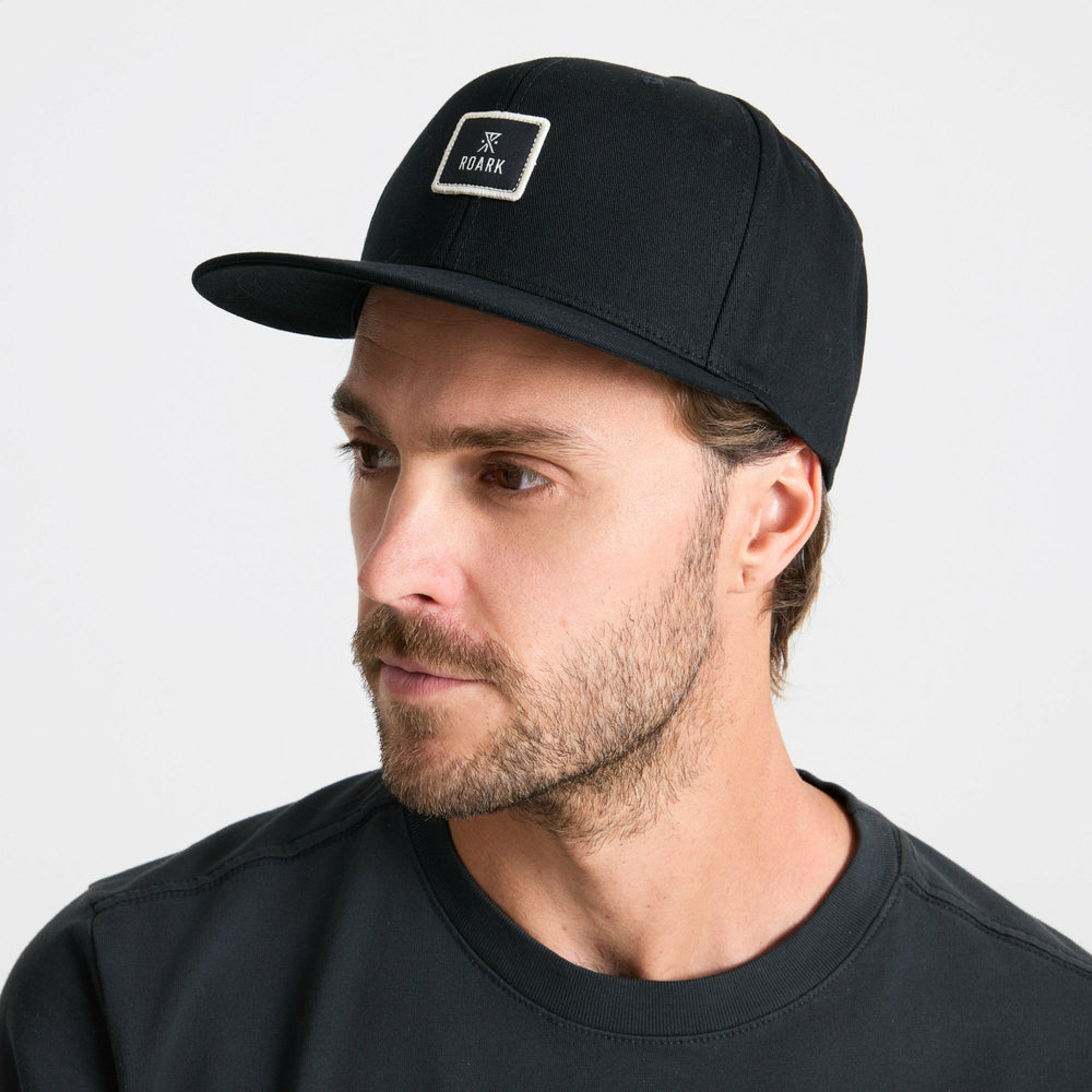 Safecamp Snapback Hat in Black