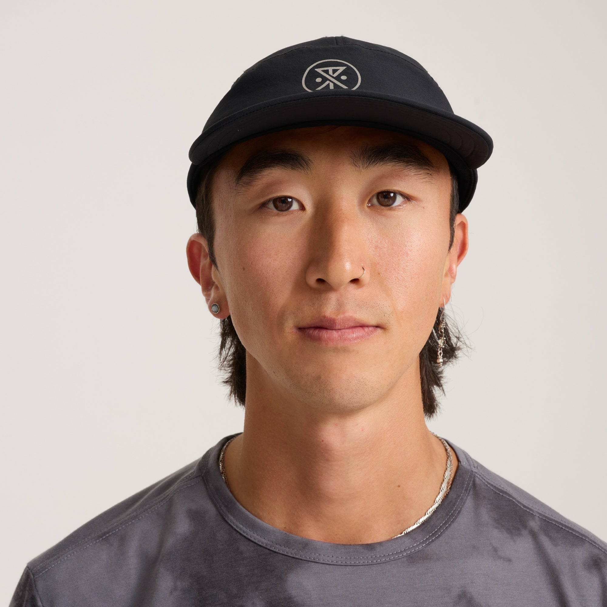 Alta Elite Run Hat Strapback Hat in Black