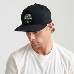 Fear The Sea Snapback Hat in Black