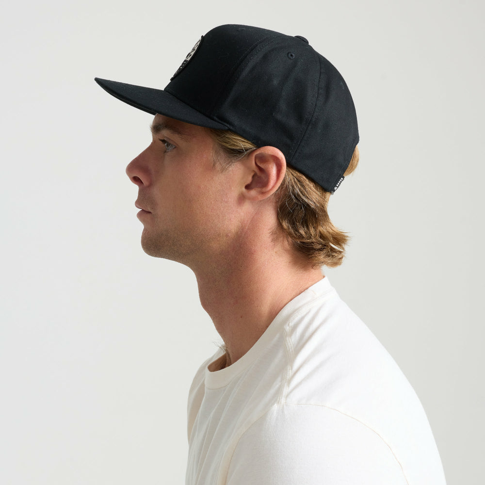 Fear The Sea Snapback Hat in Black