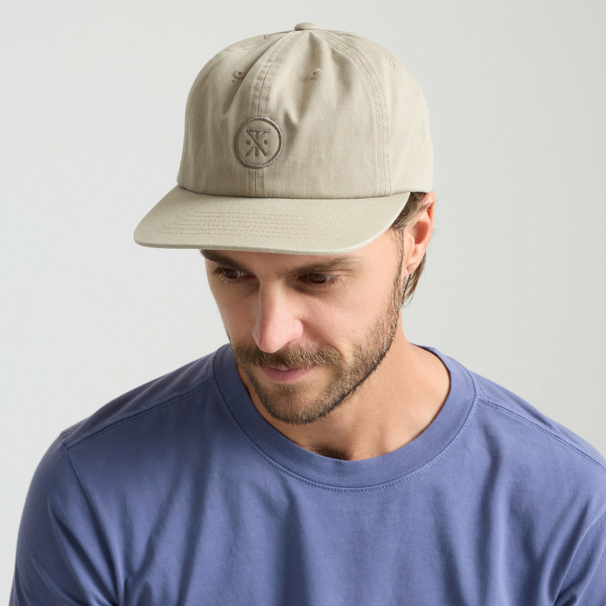 Made To Fade 6 Panel Strapback Hat in Washed Fossil