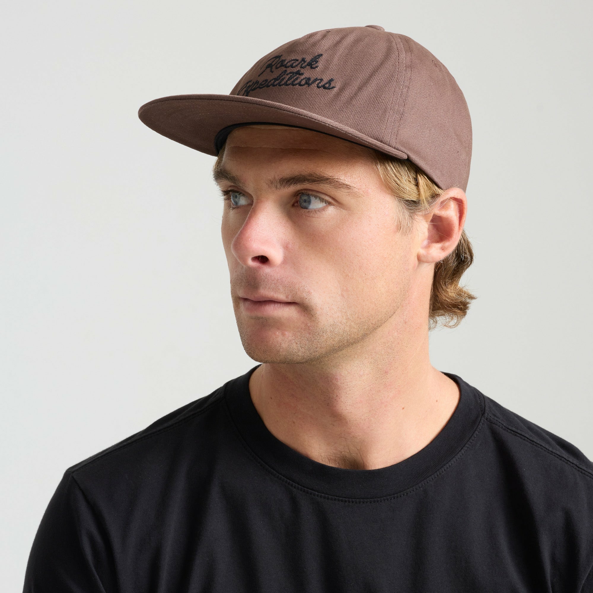 Venture Expeditions Snapback Hat in Cocoa Bean