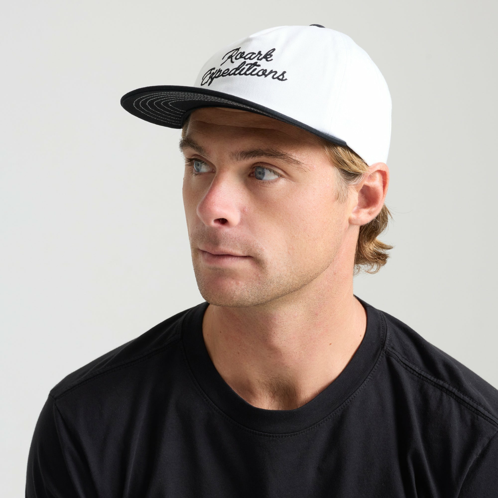 Venture Expeditions Snapback Hat in White