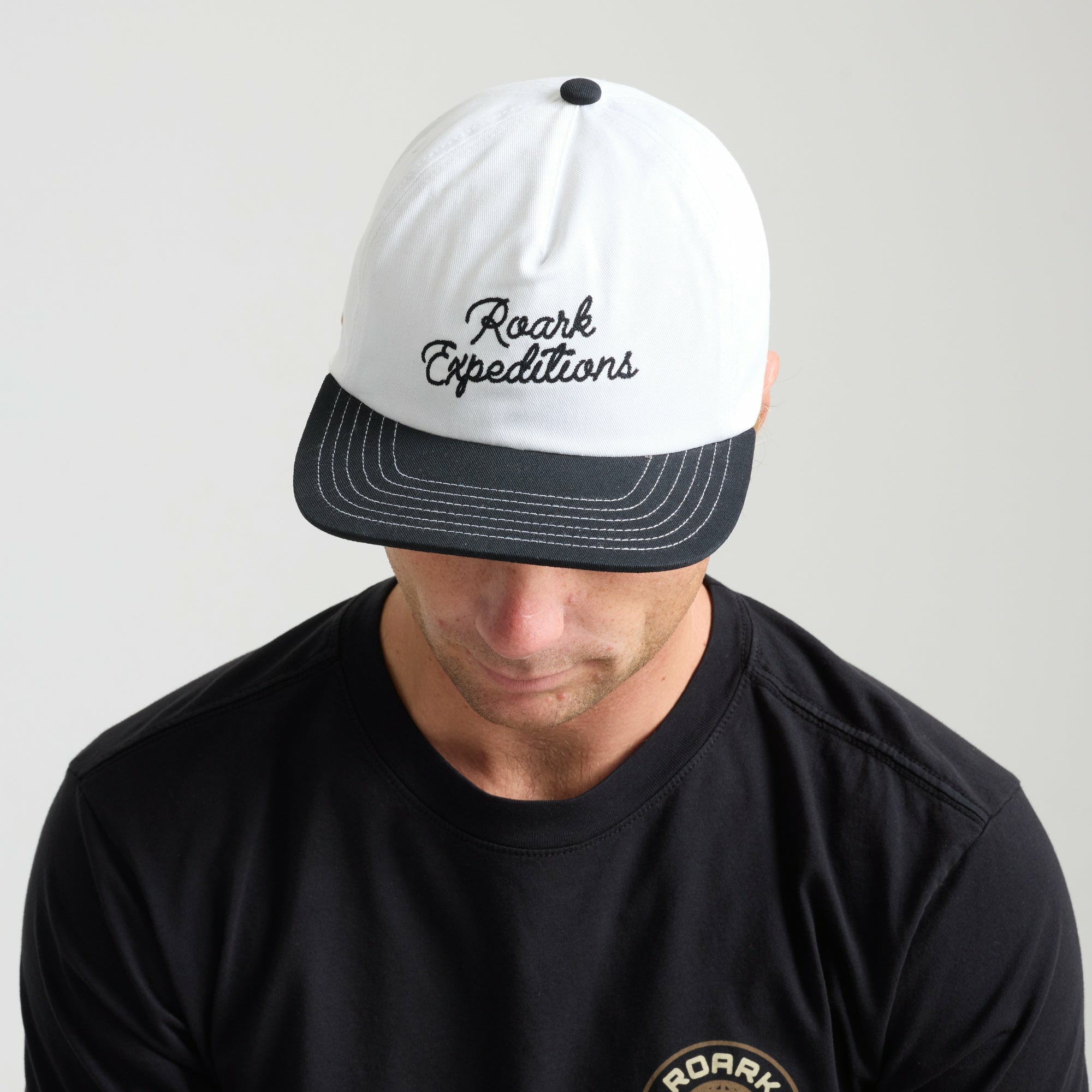 Venture Expeditions Snapback Hat in White