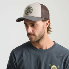Foam Trucker Global Snapback Hat in Military