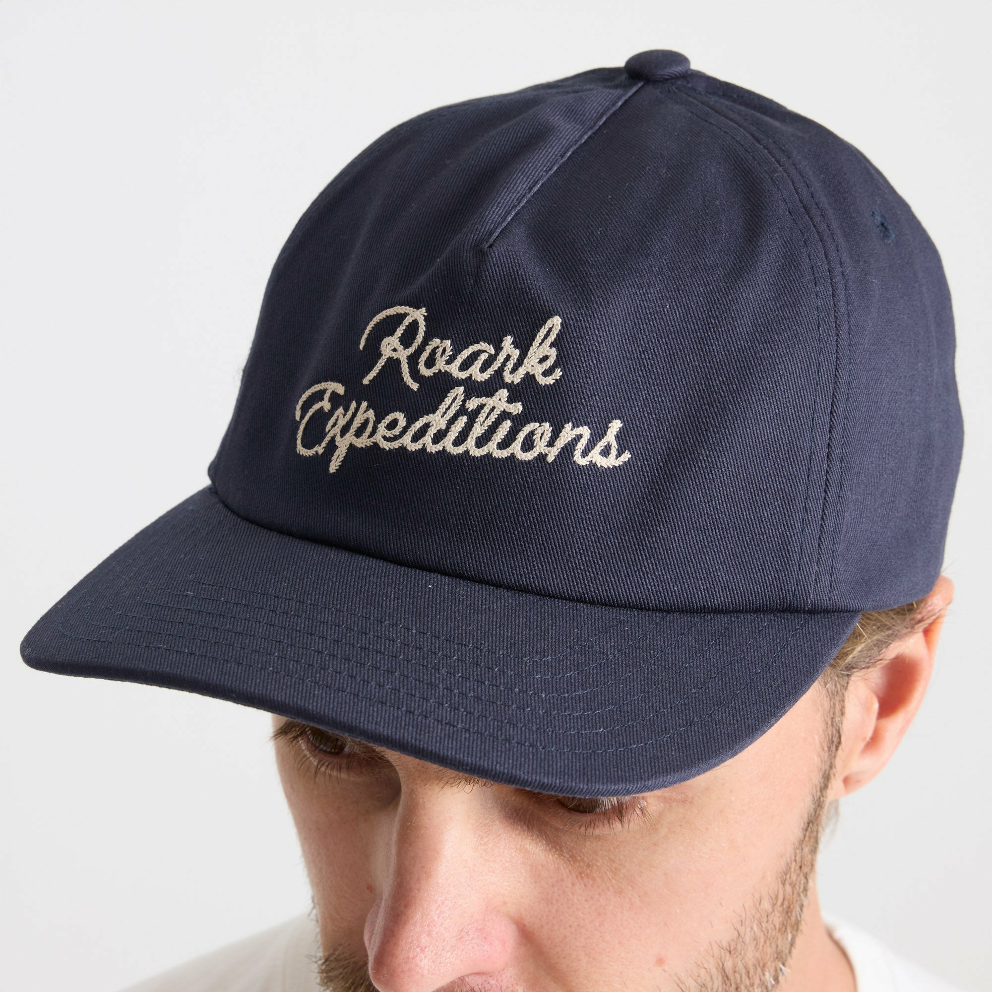 Venture Snapback Hat in Navy
