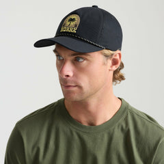 Venture Snapback Hat in Black