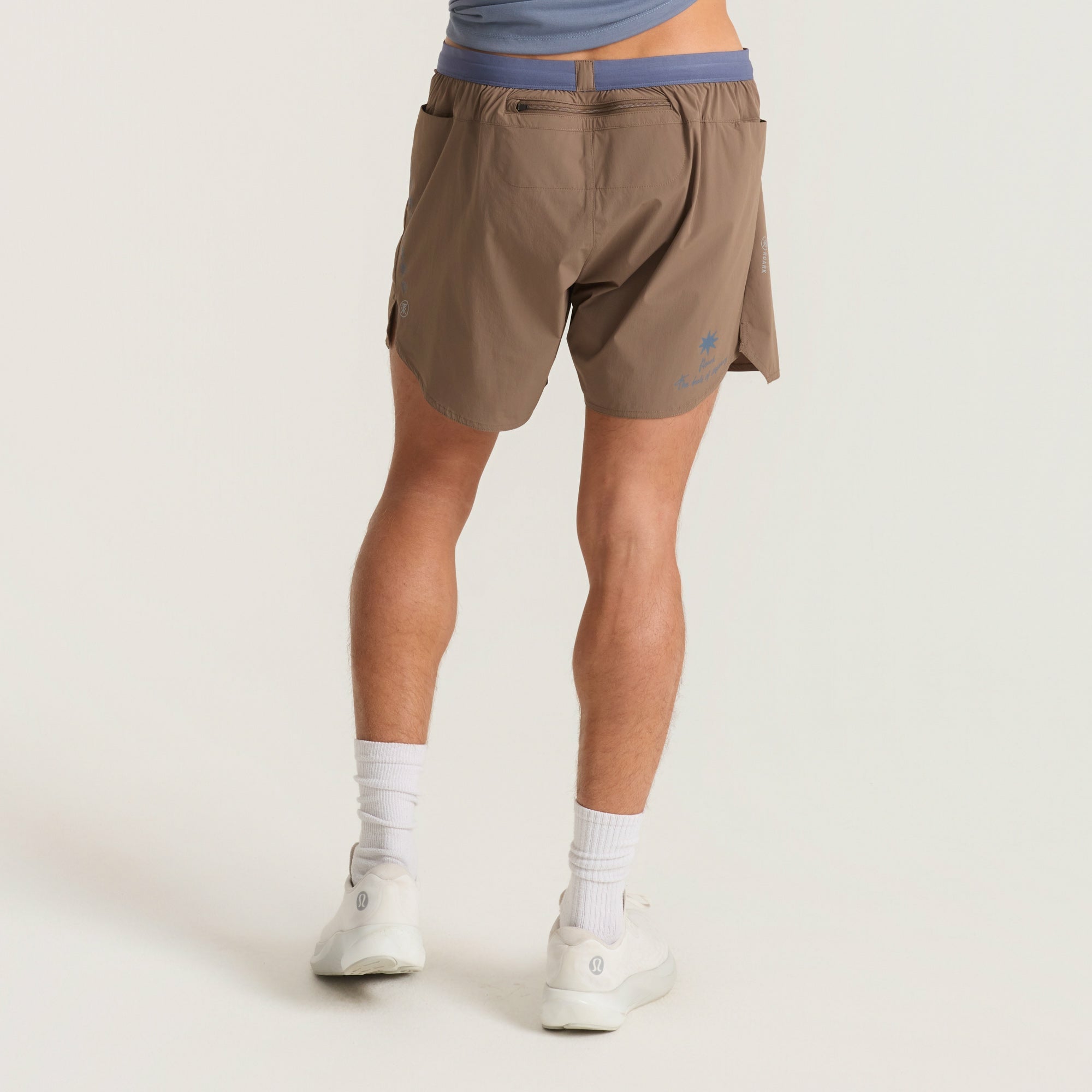 Alta 5" Shorts in Faded Brown