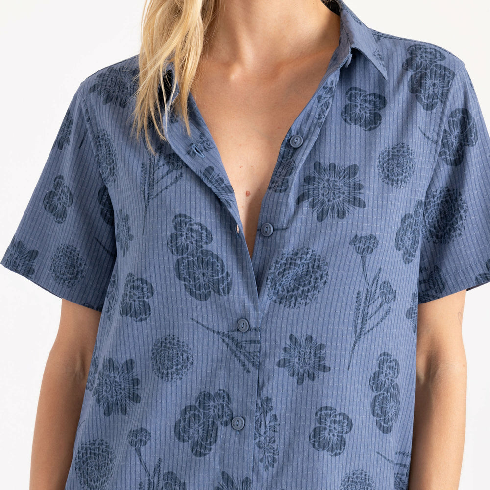 Bless Up Dress in Washed Indigo