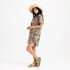 Bless Up Dress in Khaki