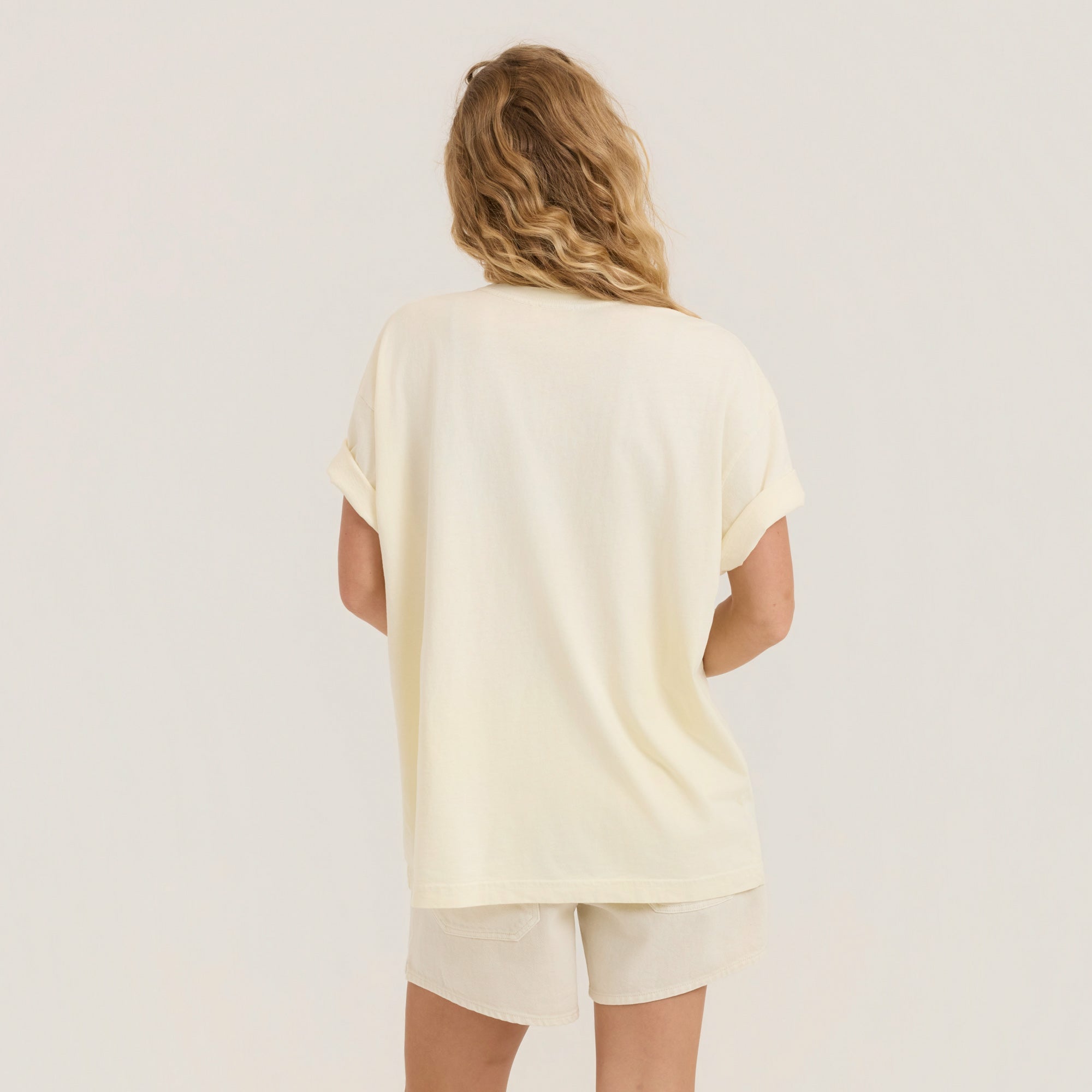 Seaweed Queen Oversized Premium Tee in Bone
