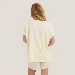 Seaweed Queen Oversized Premium Tee in Bone