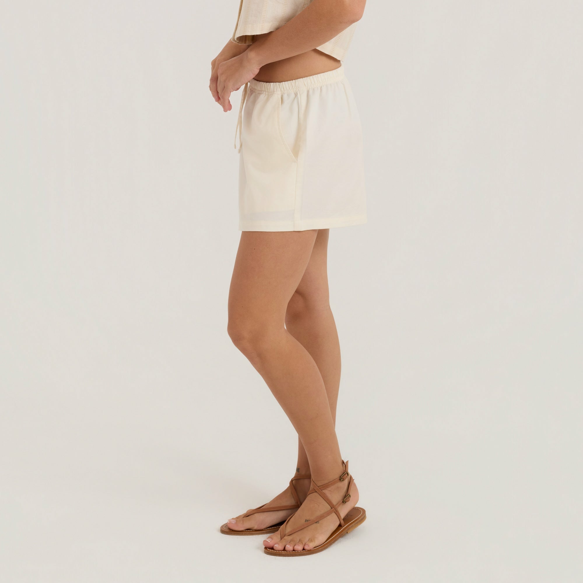 Crosswinds Camp Button Up Shirt in Unbleached