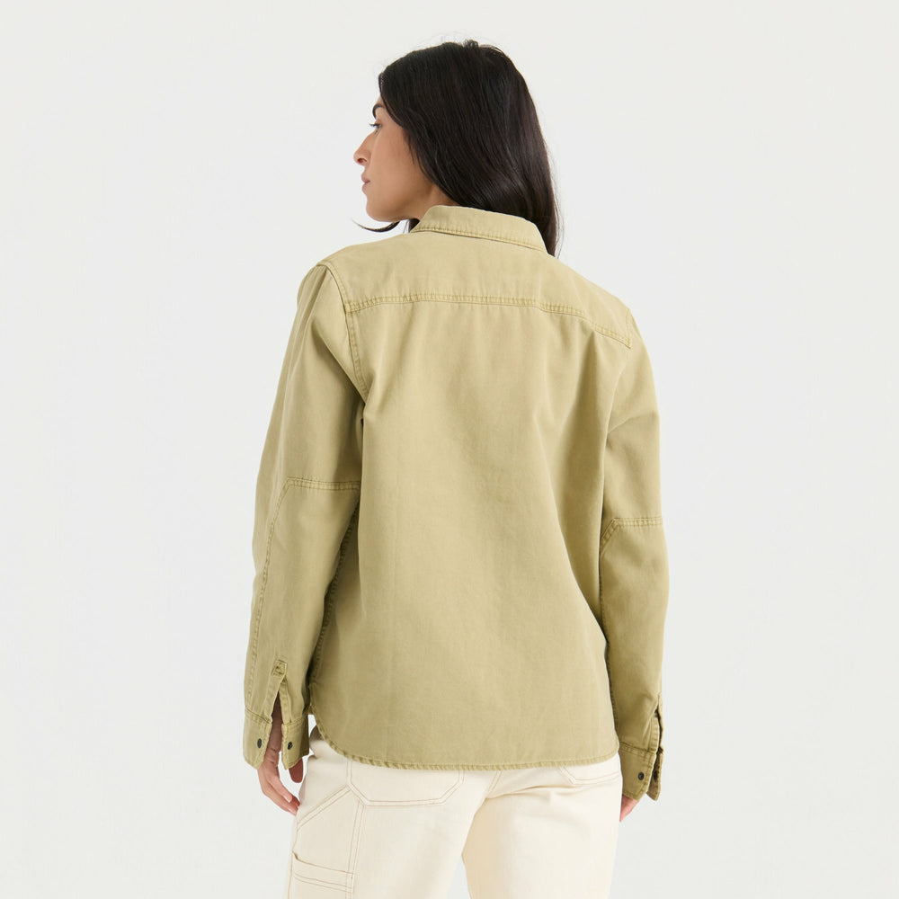 Hebrides Unlined Jacket in Dusty Olive