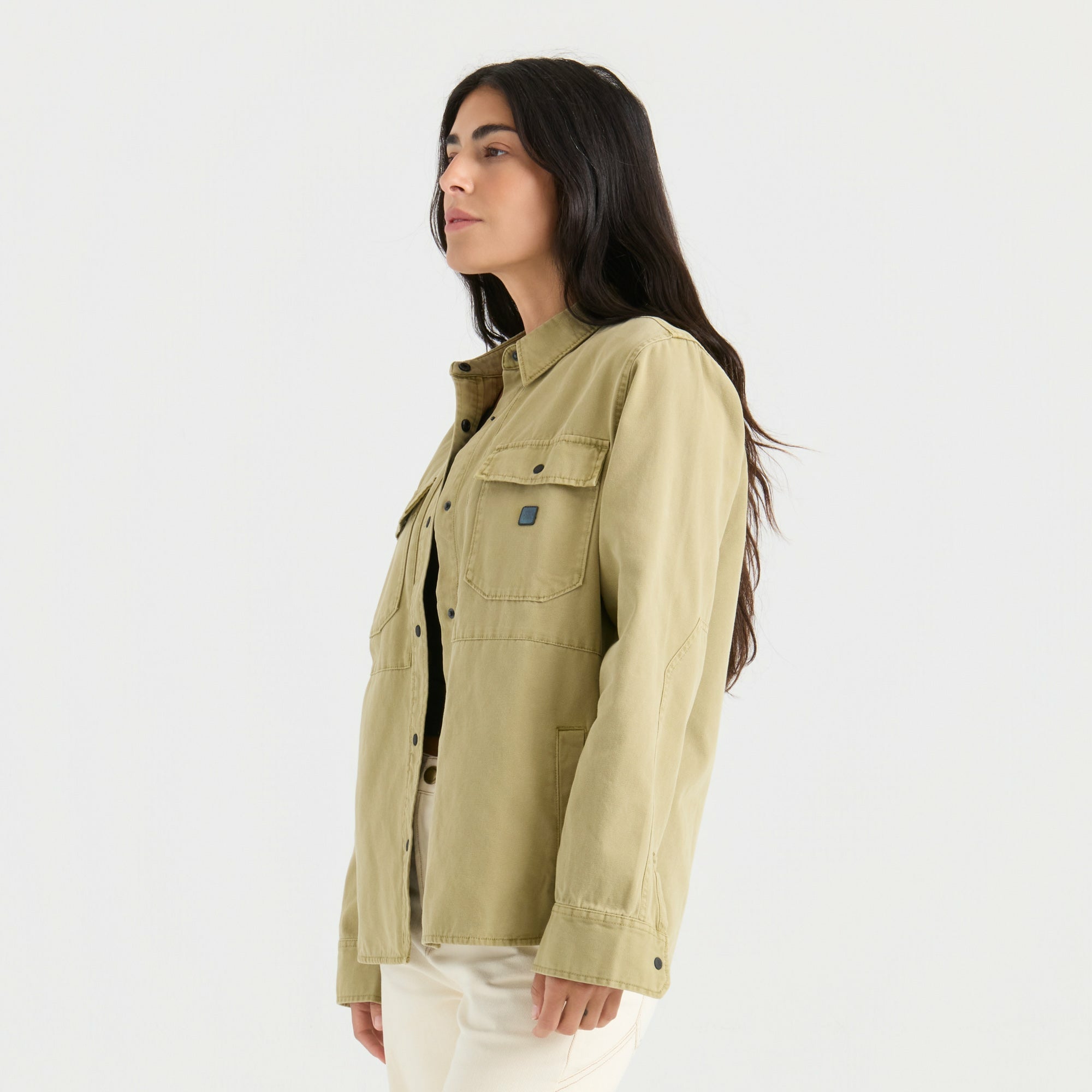 Hebrides Unlined Jacket in Dusty Olive
