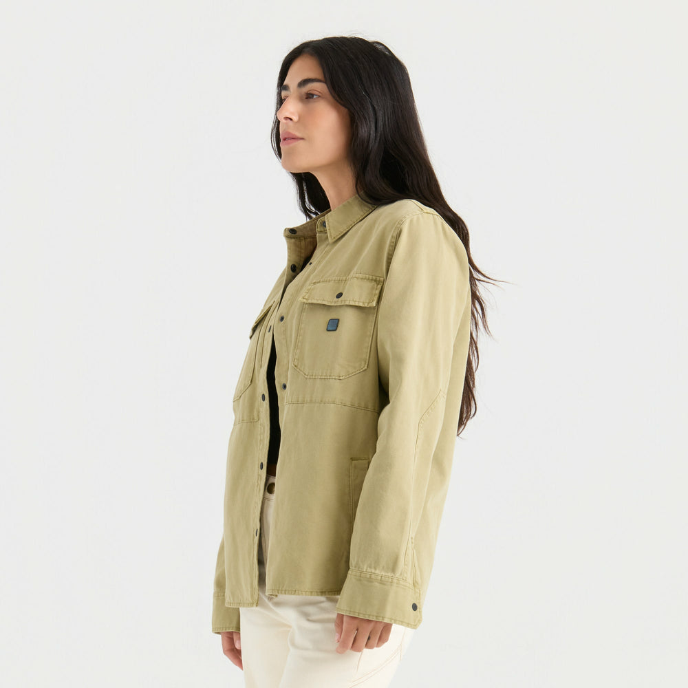 Hebrides Unlined Jacket in Dusty Olive