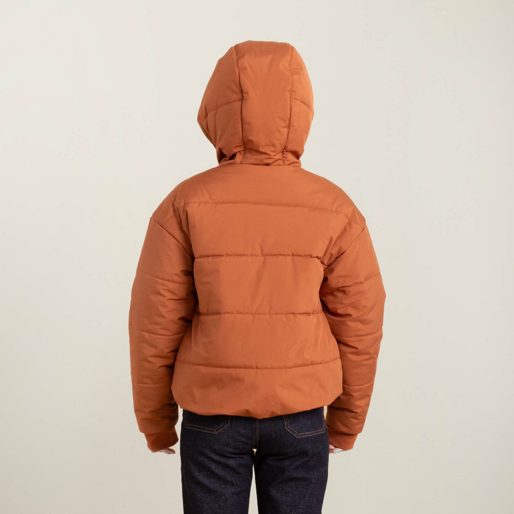 Roark Warm Puffer Jacket in Orange