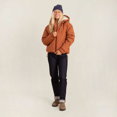 Roark Warm Puffer Jacket in Orange