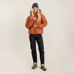 Roark Warm Puffer Jacket in Orange