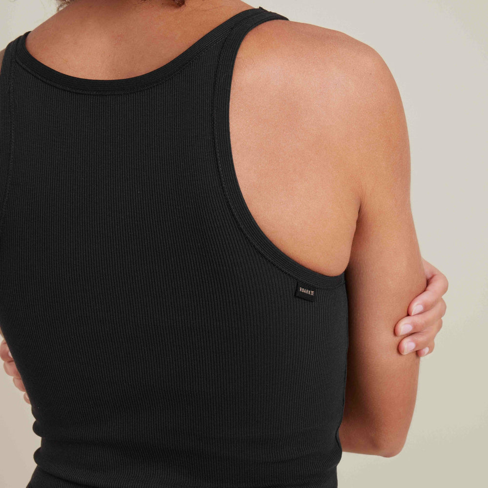 Wind Worn Tank Top - Black