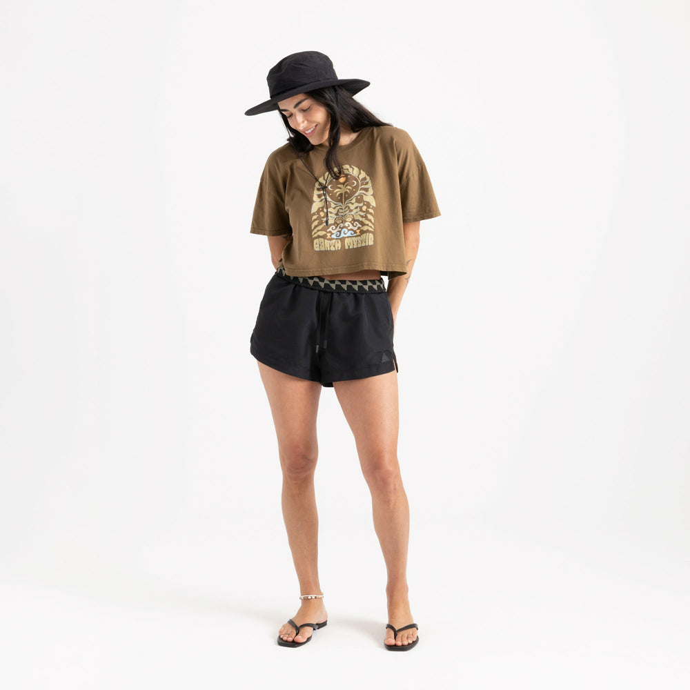 River Hybrid Shorts in Black