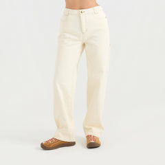 HWY 1 Denim Pant in Bone