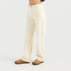 HWY 1 Denim Pant in Bone
