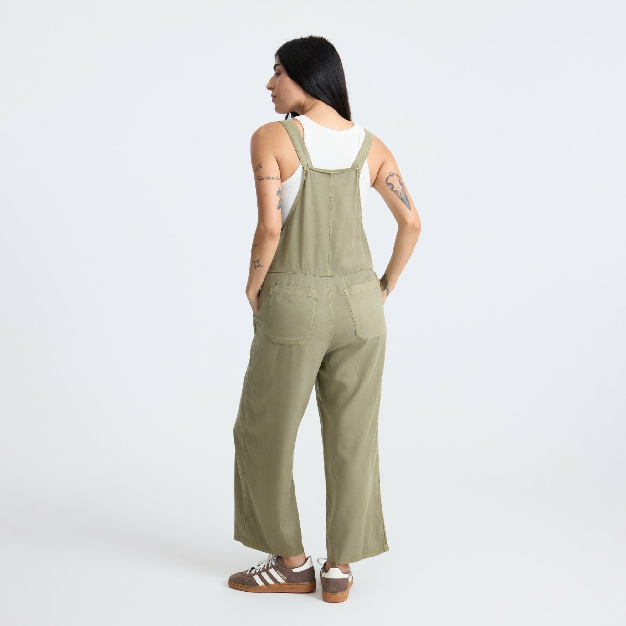 Costa Jumpsuit in Dusty Olive