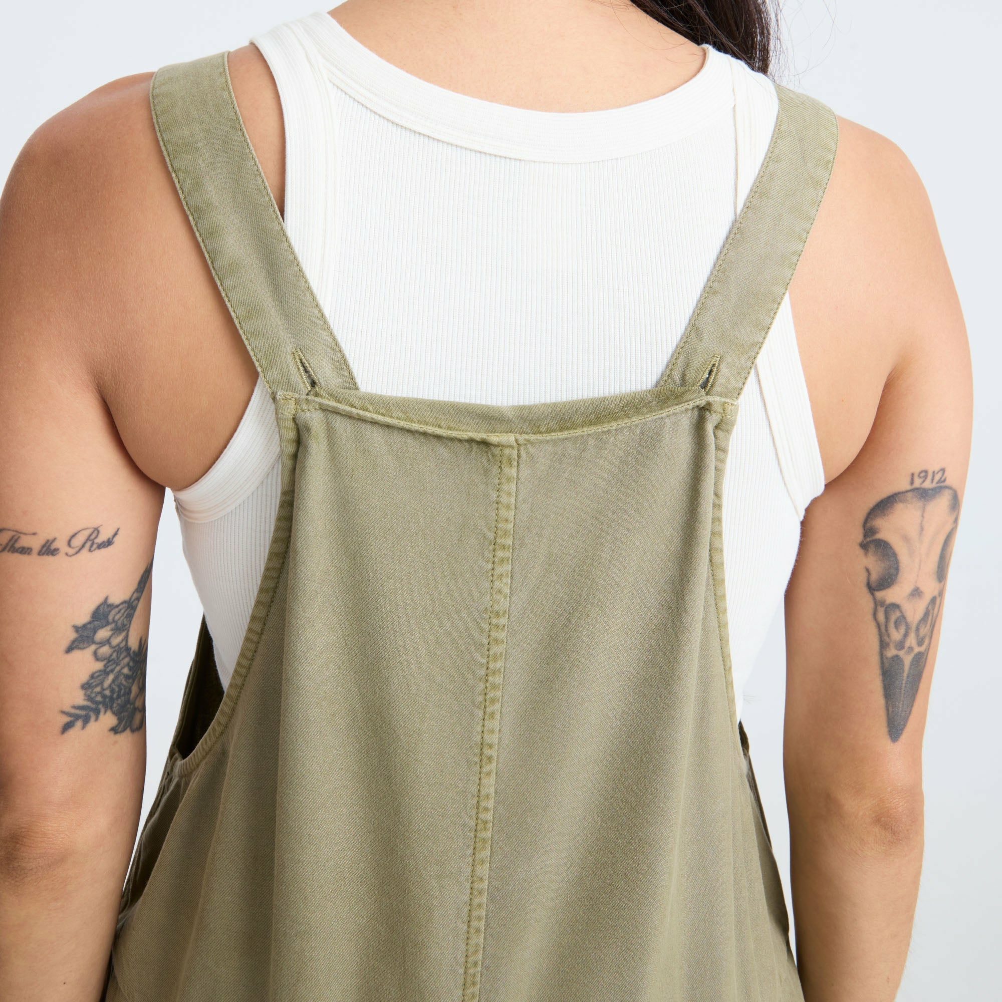 Costa Jumpsuit in Dusty Olive