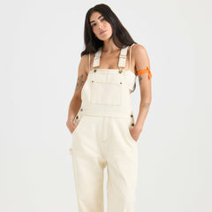 HWY 1 Overall Jumpsuit in Bone