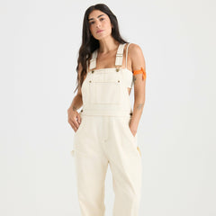 HWY 1 Overall Jumpsuit in Bone