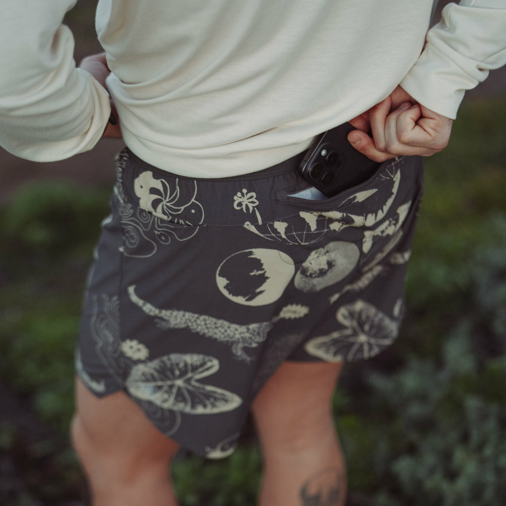 Alta 5" Shorts in Charcoal